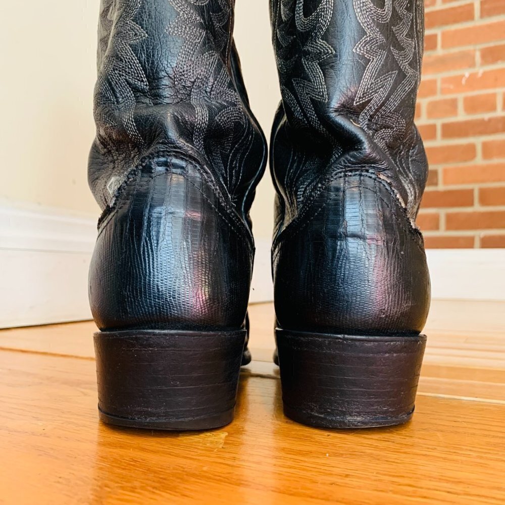 DAN POST Exotic Lizard Western Style Boot - Men's 10 D - Picture 6 of 11